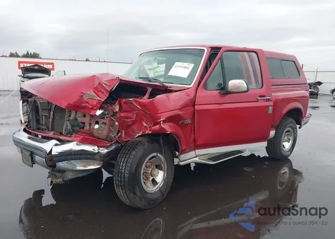 1992 Ford F150 из США, поврежденный, VIN 1FTEF14H0NKB65245